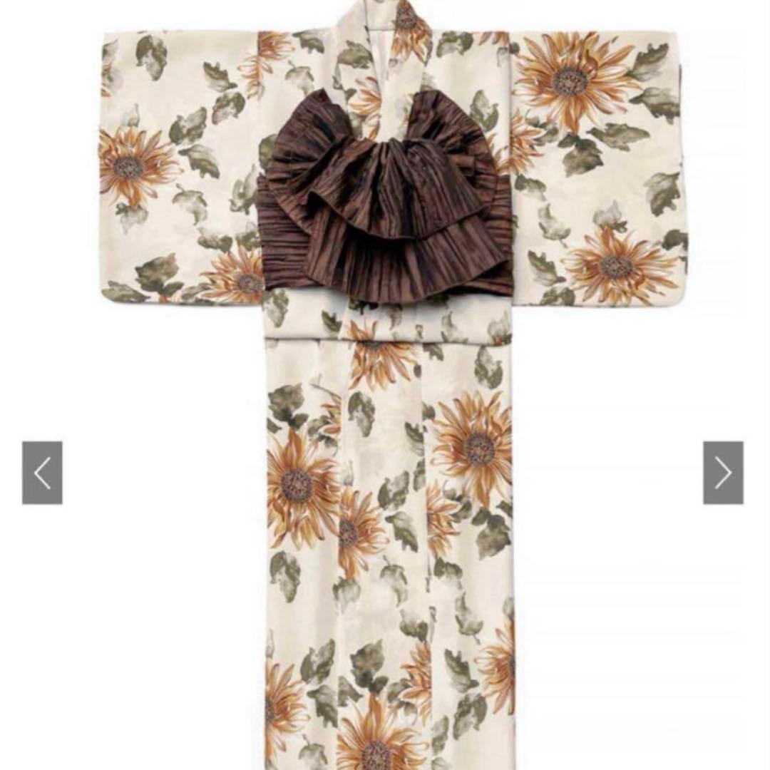 【新品】グレイルGRL 水彩ひまわり浴衣セット[gi1510]