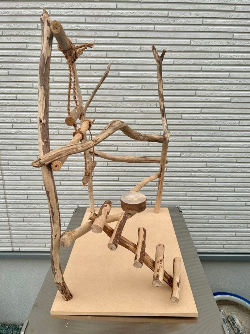 バードアスレチックジム　卓上止まり木【143】