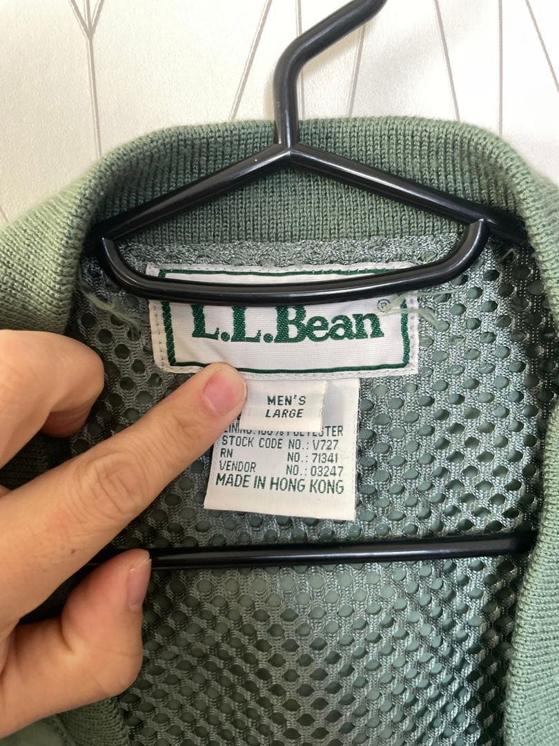 【激レア】美品　LL Bean フィッシングベスト カーキー　L