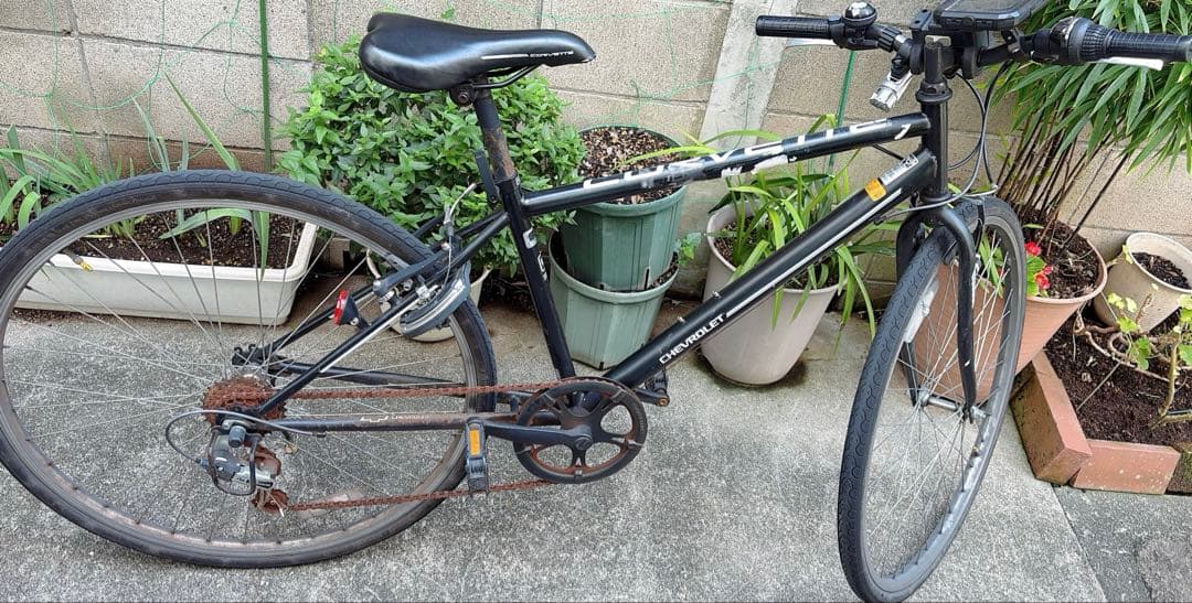 CHEVROLET シボレークロスバイク 自転車（700Cタイヤ／外装変速付き）