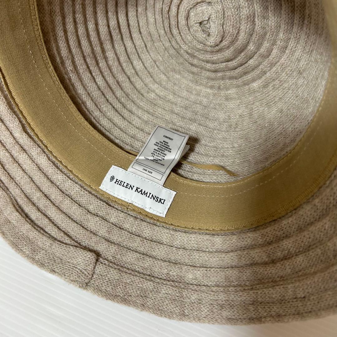 極美品✨現行タグ カシミア ウール ヘレンカミンスキー 秋冬に◎ハット 帽子