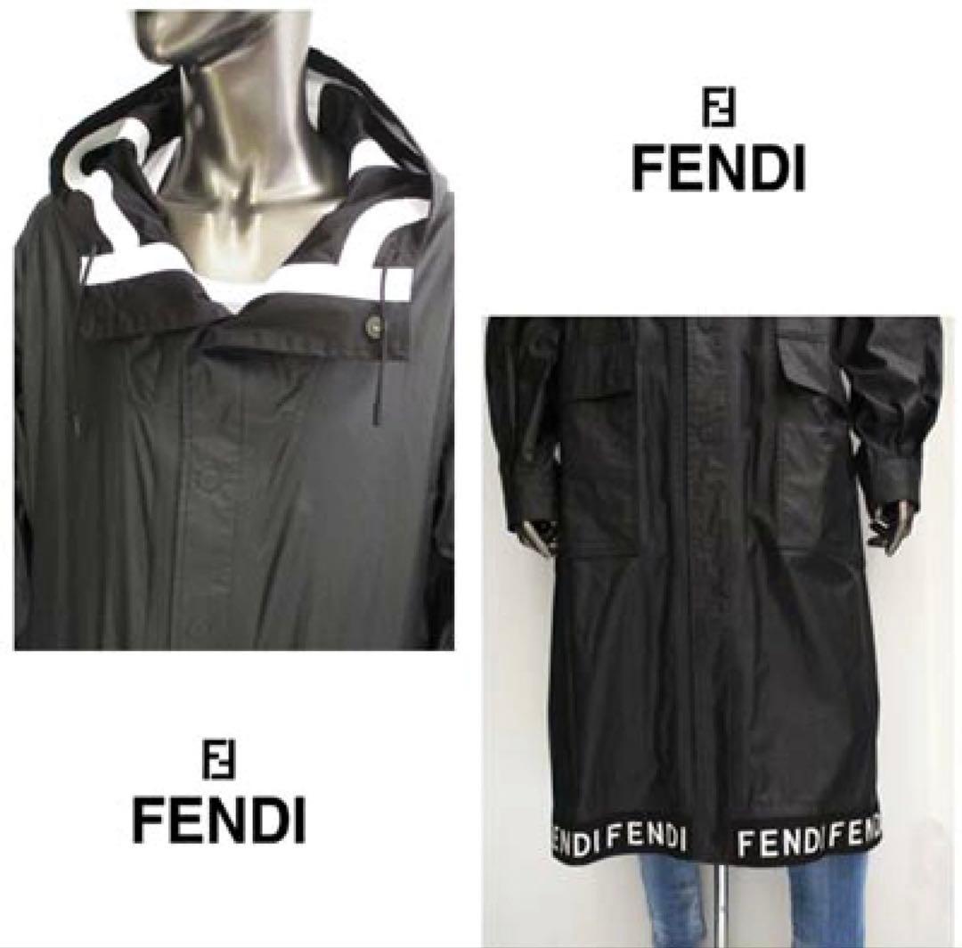 希少！！FENDI 46ストライプデザイン ナイロンジャケット