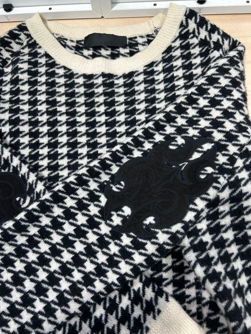 HAIDER ACKERMANN 千鳥格子柄 セーター