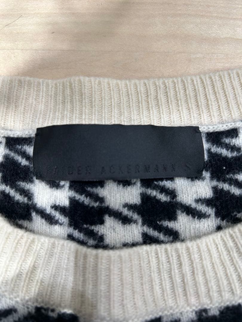 HAIDER ACKERMANN 千鳥格子柄 セーター