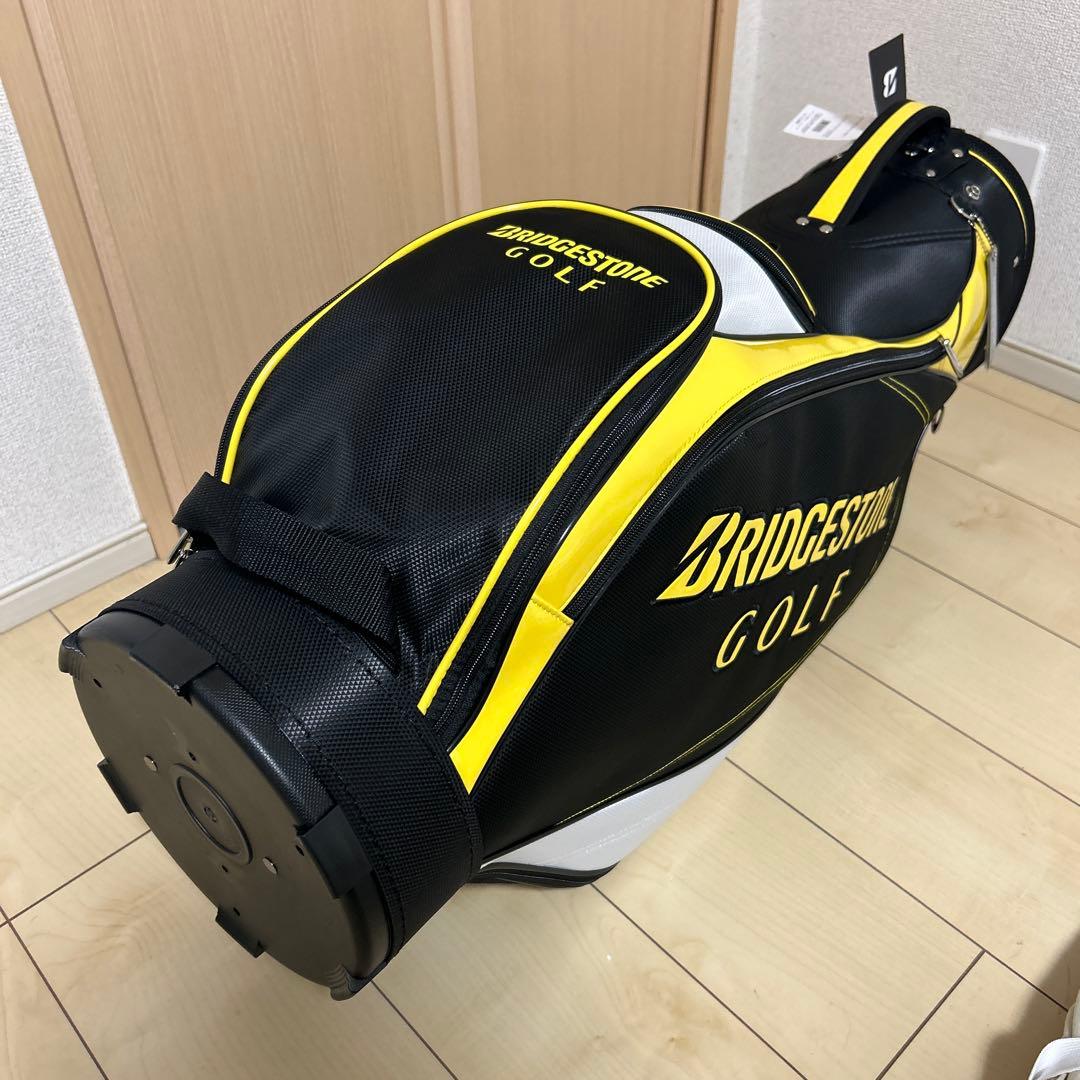 BRIDGESTONE ゴルフ キャディバッグ 黒/黄色