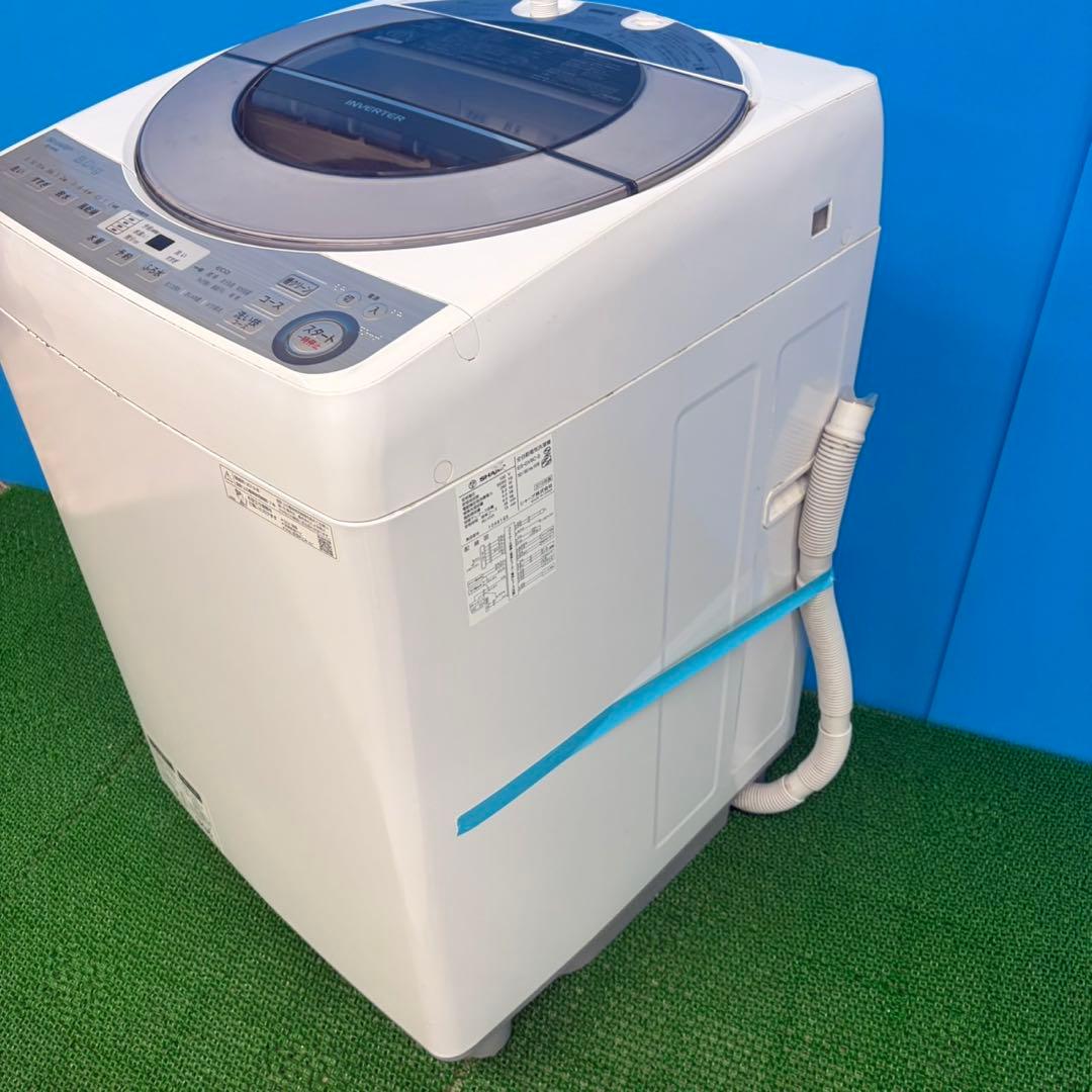 610 大型洗濯機　容量8kg インバーター　一人暮らし　小型　冷蔵庫も有　格安