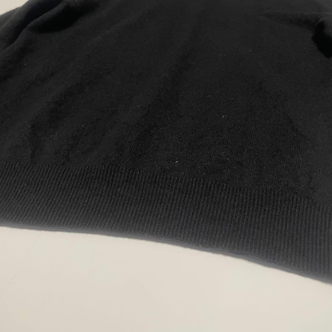 プレイコムデギャルソン　ウールニット　ブラックM ハートワッペン