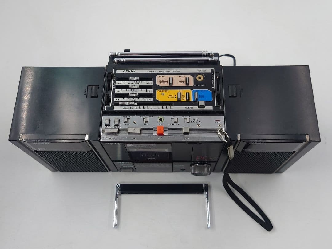 【ジャンク】 Victor ラジカセ ポータブルコンポ PC-R100 ビクター