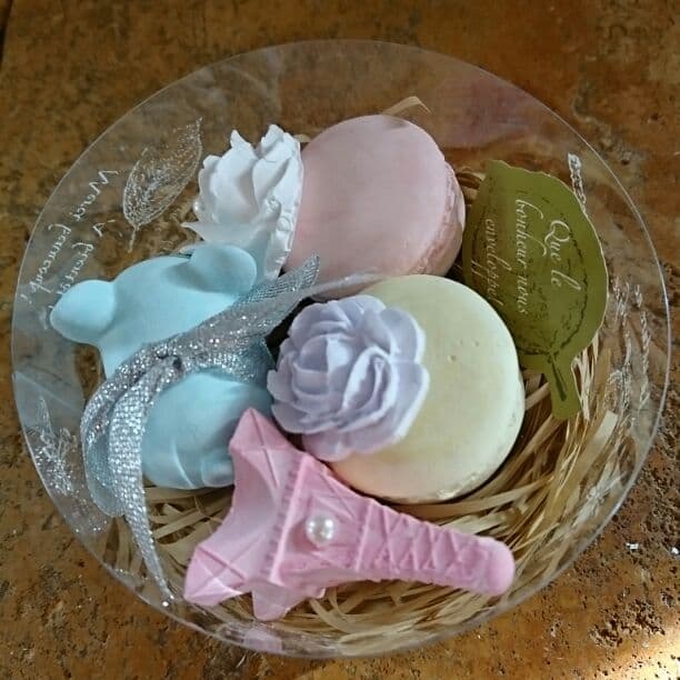 確認用★アロマストーン☆子ぶたマカロン