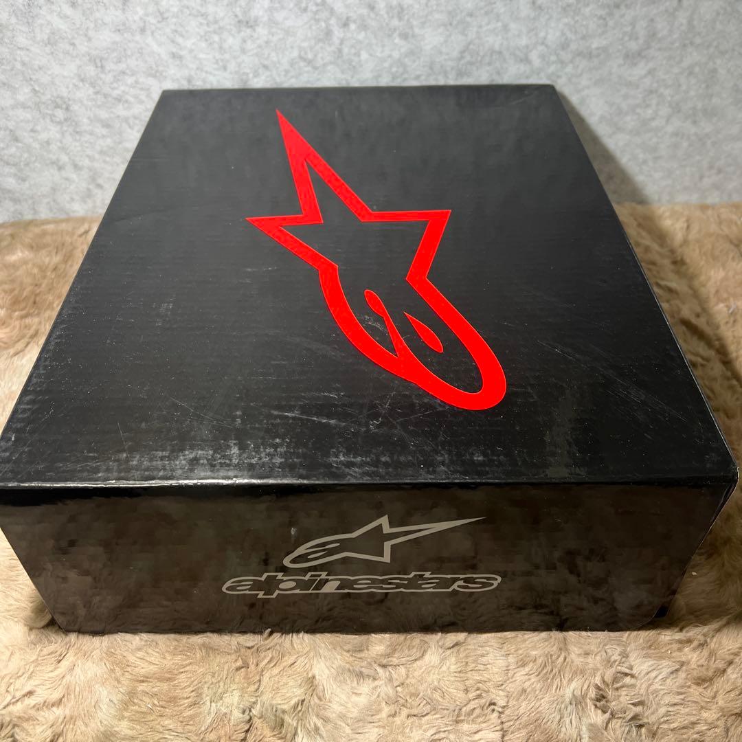 alpinestarsバイクブーツ ブラック/ホワイト SMX-Sブーツ