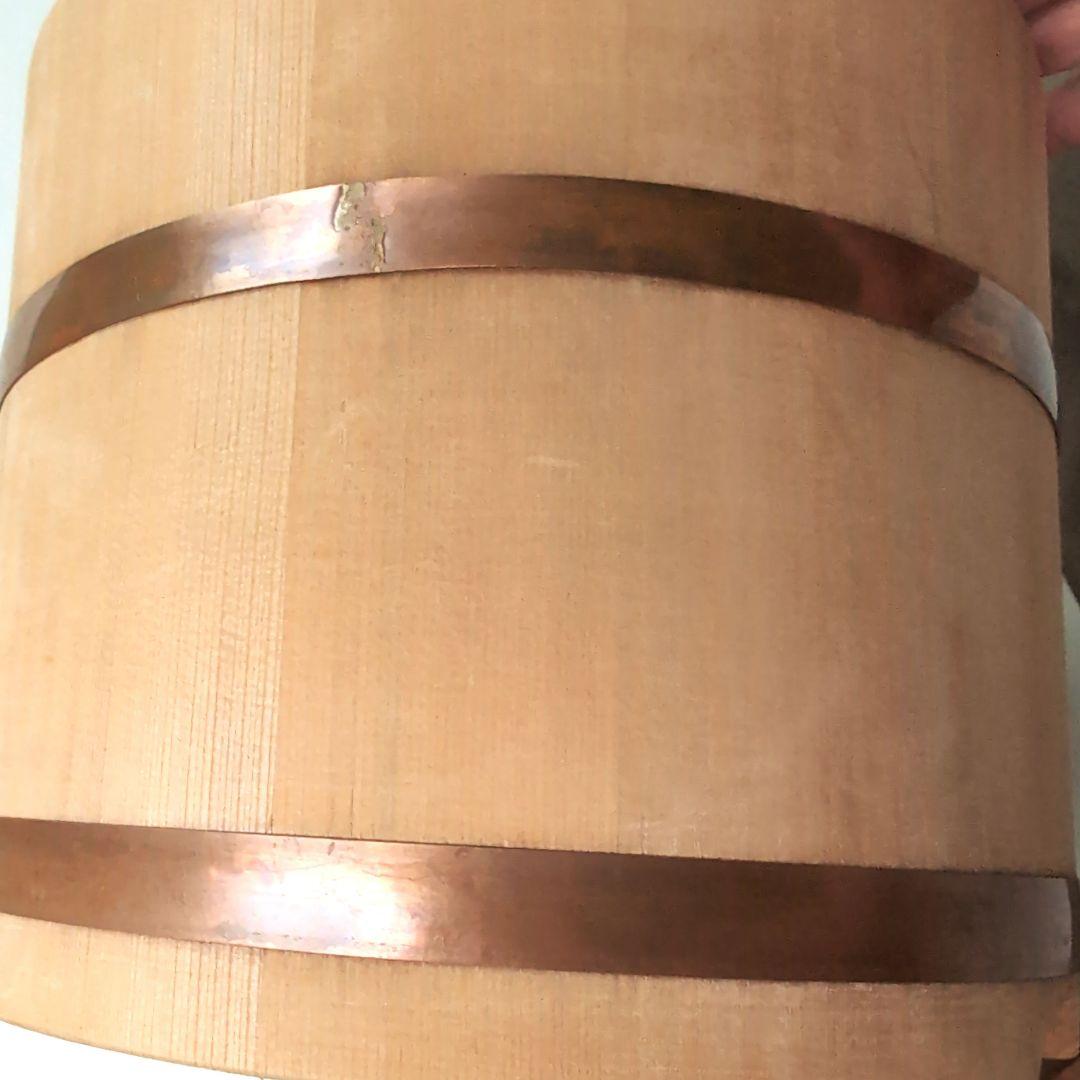 深川・川又　江戸おひつ　八寸約7合　5から6人用　木製 　白ごはんがよりおいしい