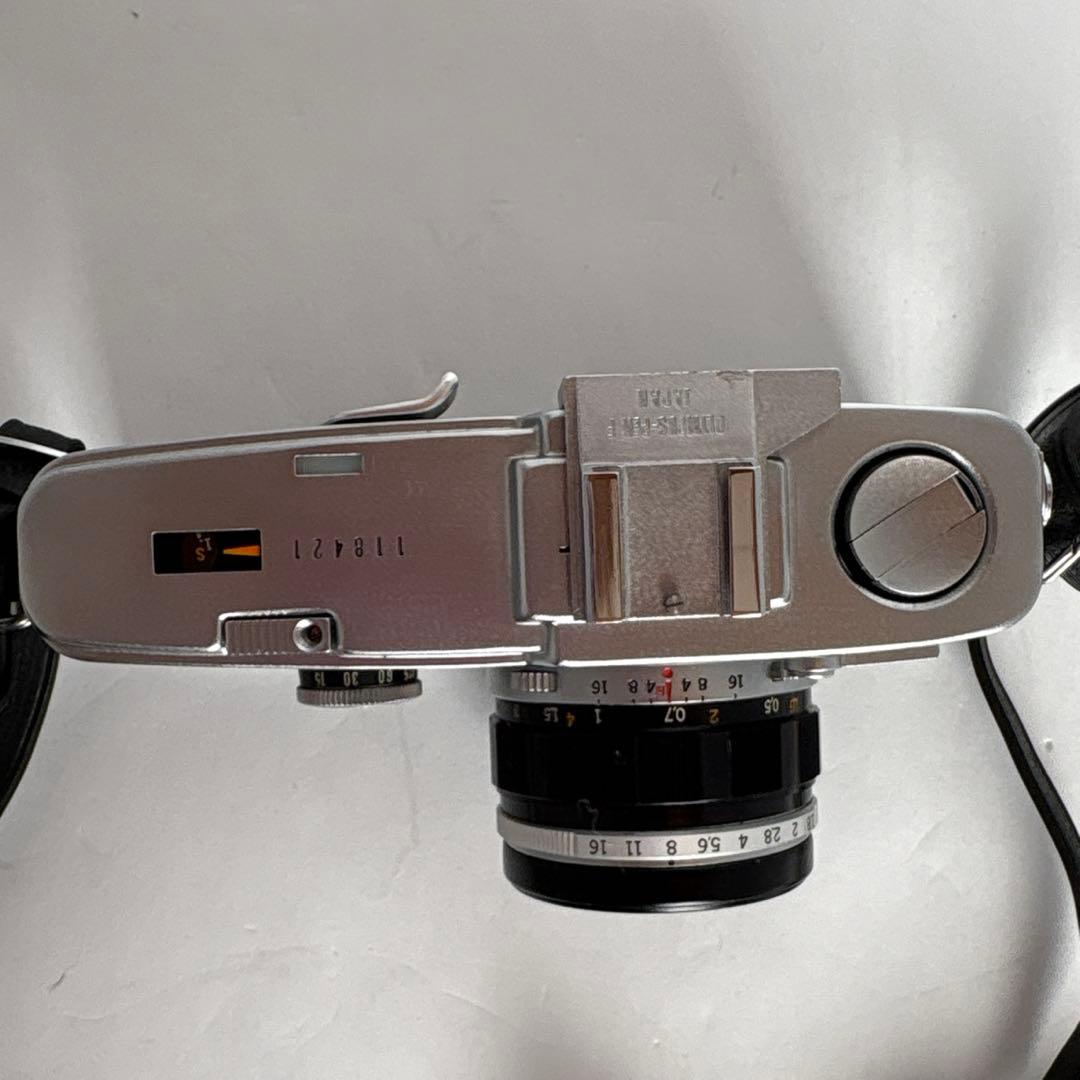 OLYMPUS PEN F 一眼レフカメラ　 レンズフードＳ-45付き