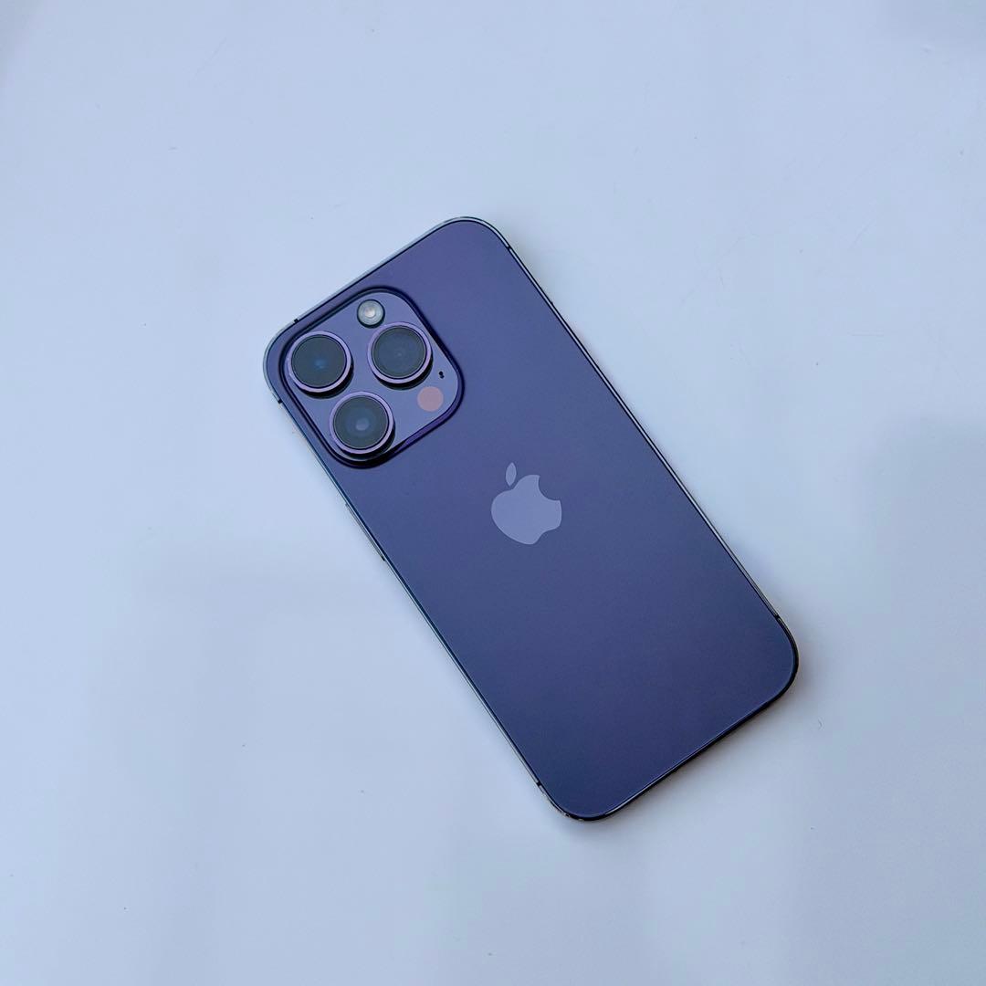 美品! Apple iPhone 14 Pro 1TB ディープパープル