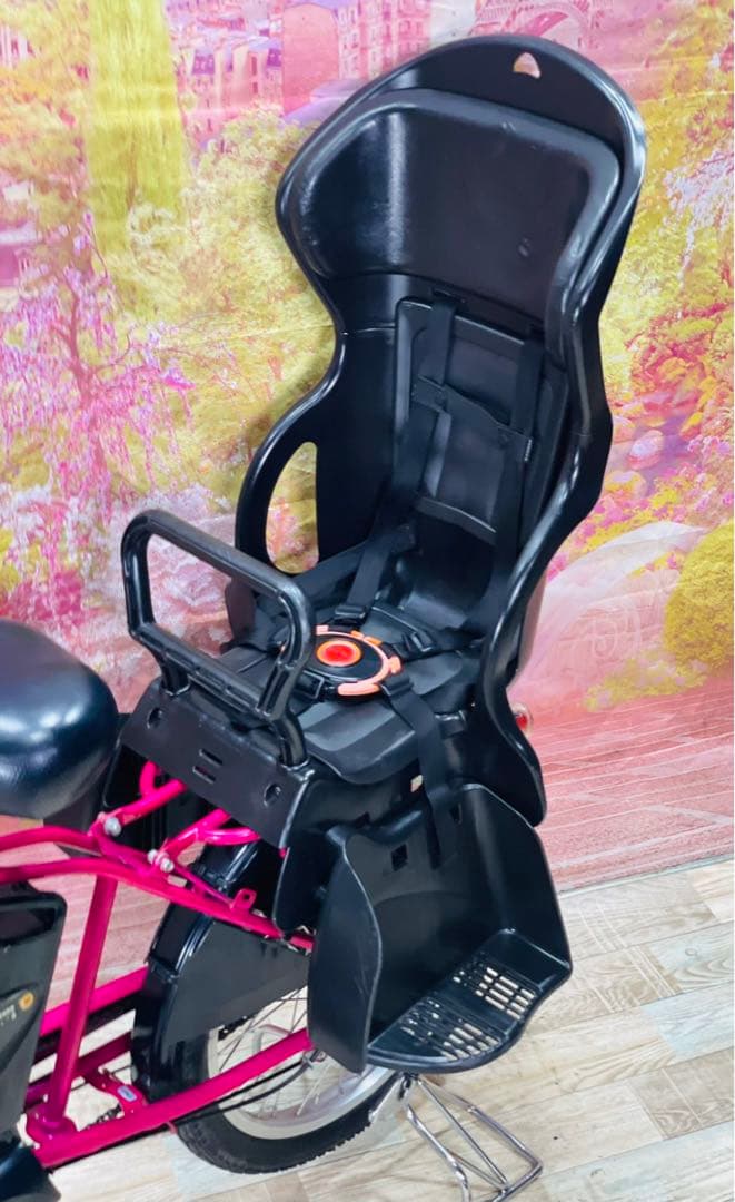 K1981 電動自転車パナソニック子供乗せ 20インチ 8.9Ah ピンク