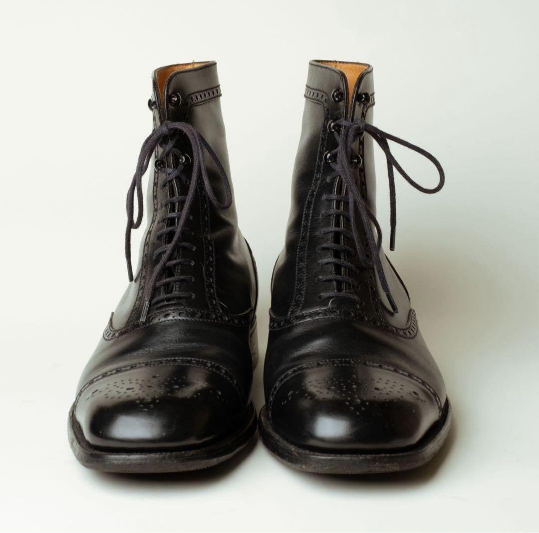 ジェイエムウエストン メダリオン レースアップブーツ size 6E