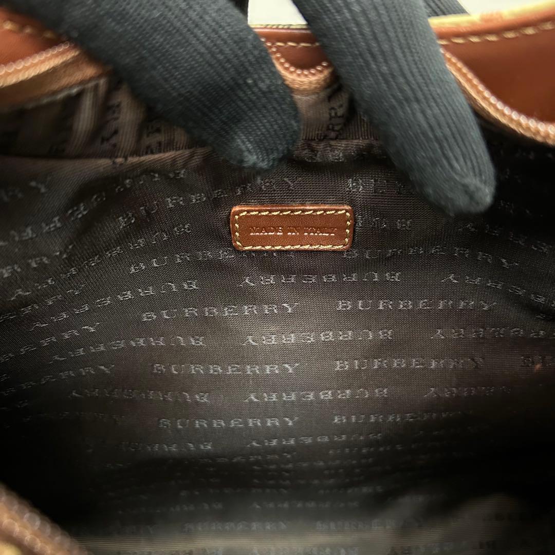 美品　バーバリー　ワンショルダーバッグ　ノバチェック　シャドーホース　肩掛け◎