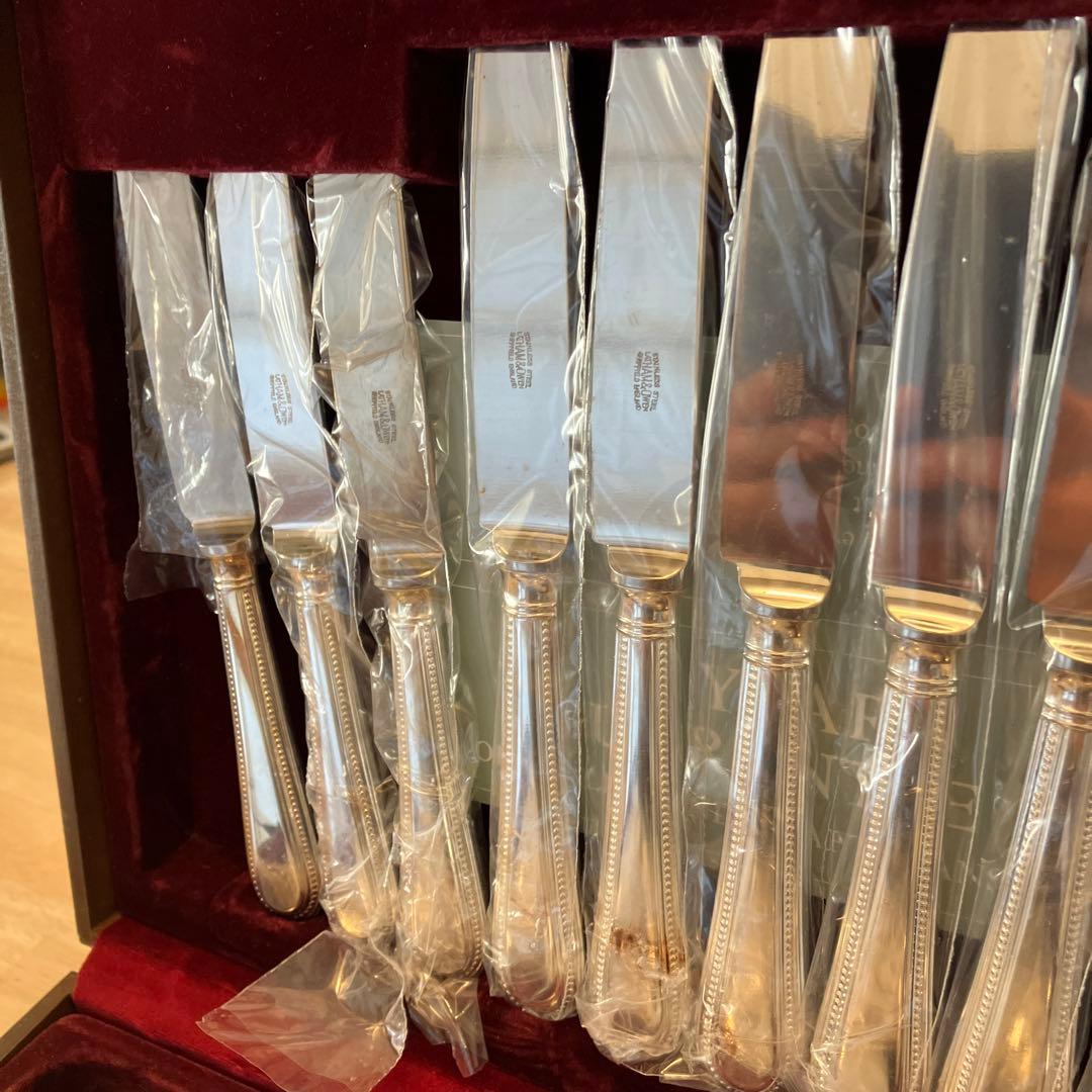 LATHAM & OWEN イギリス シルバー アンティーク カトラリー セット