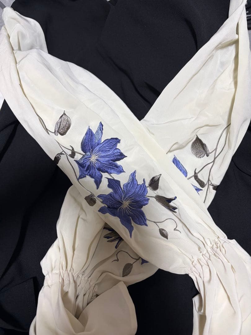 iconology 花を着るセットアップ〈ブラウスのみ〉【クレマチス】