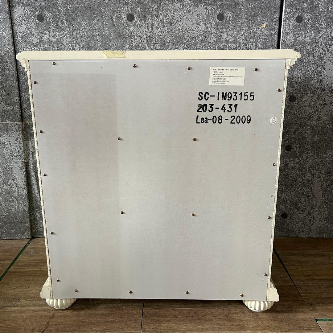 ꧁クラシック家具꧂3段チェスト フレンチ ロココ 姫系 たんす タンス 箪笥