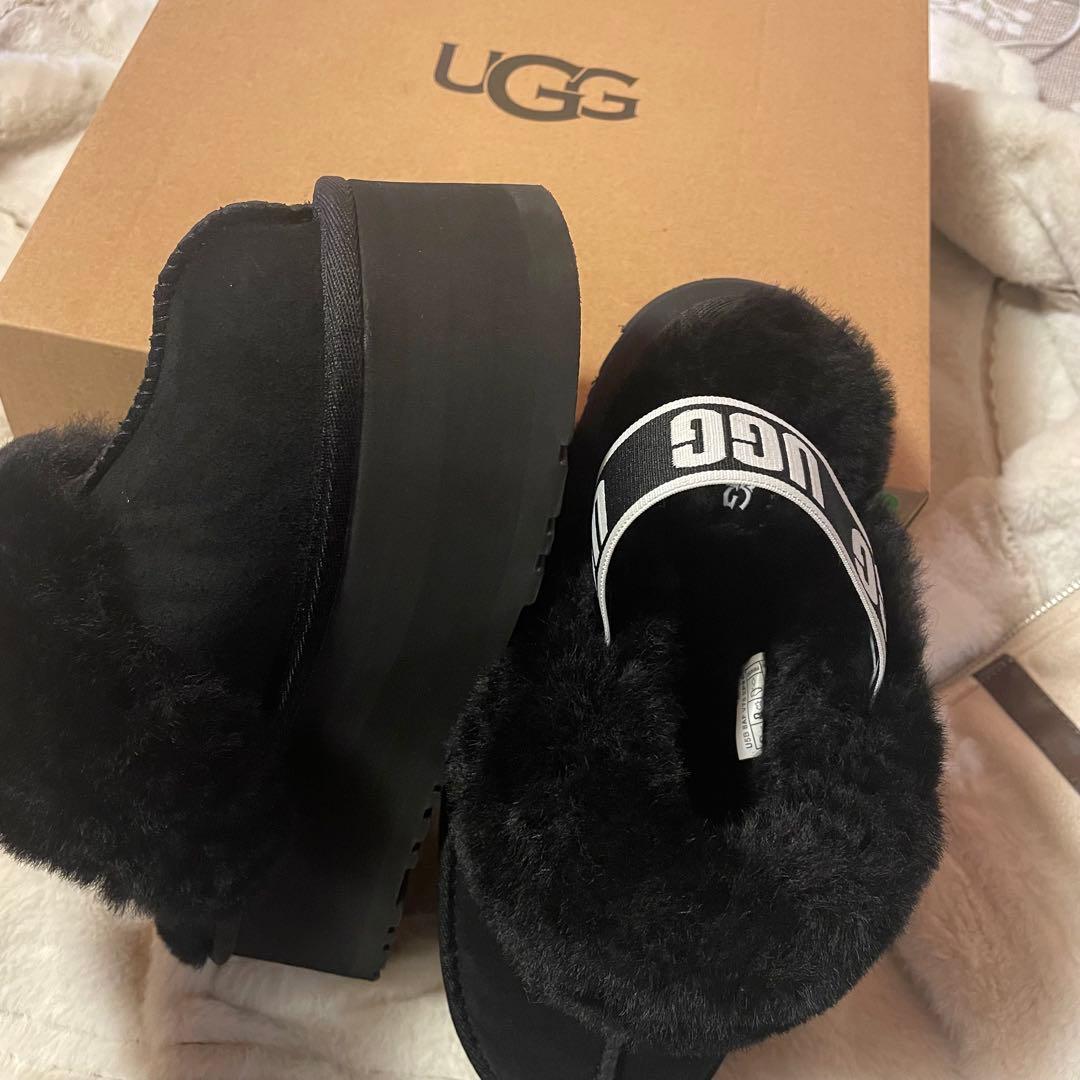 【さらに値下げ】美品✨UGG Funkette ブラック クロッグ