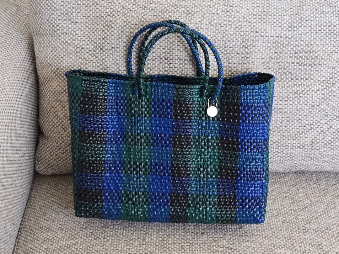 新品未使用・ レトラ メルカドバッグ 3COLORS CHECK