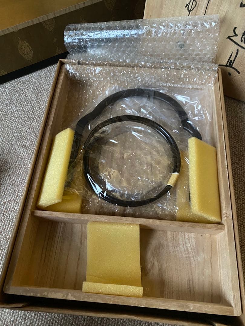 さび色　弦　大かんのみ　木村清五郎氏作　共箱入