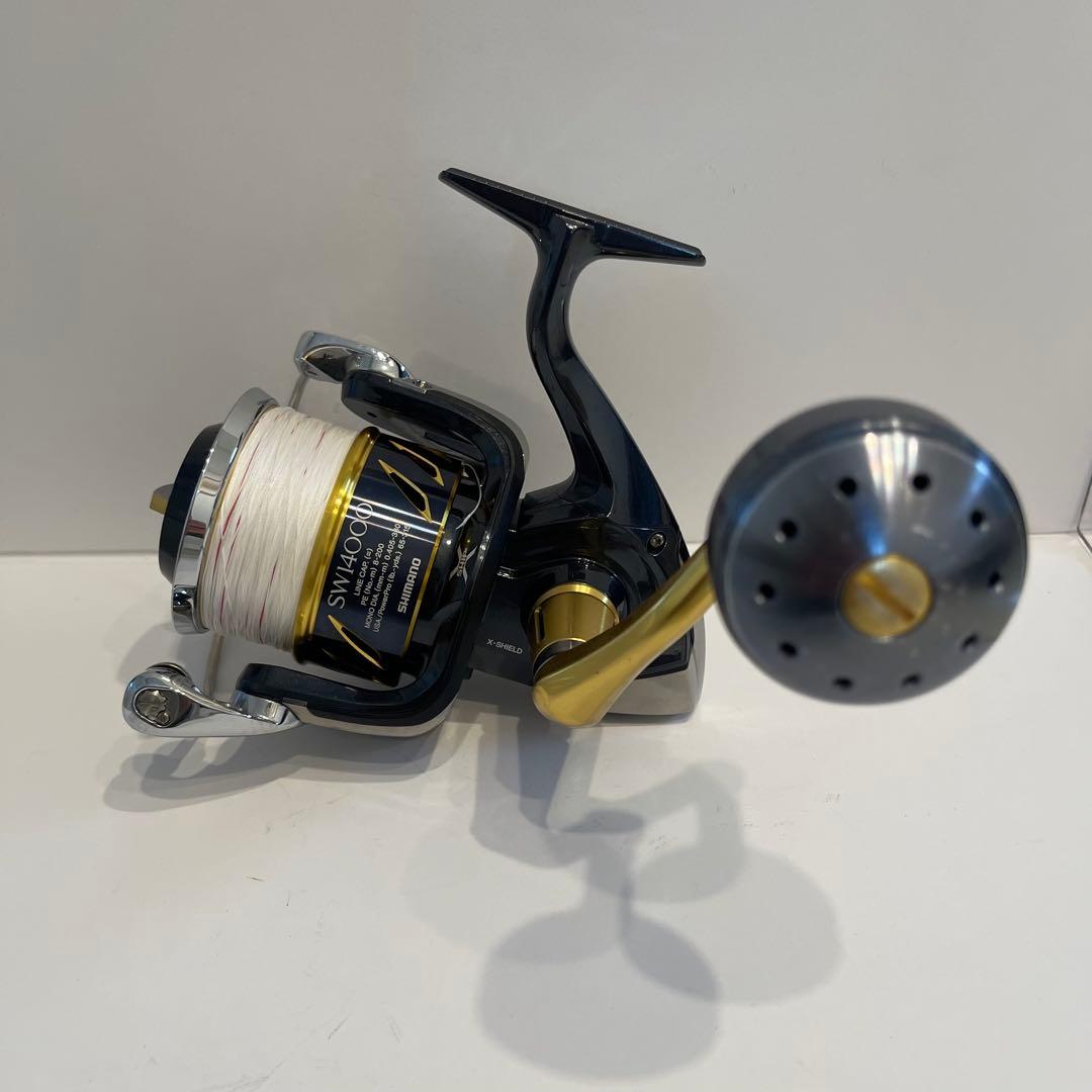 【価格変更‼️】シマノ　13ステラSW 14000XG 夢屋パワーハンドルノブ付き