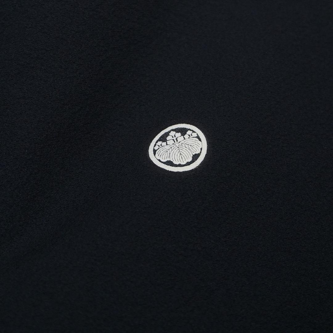 刺繍　銀　華尽くし　正絹黒留袖　フォーマル　結婚式　155cm　a737
