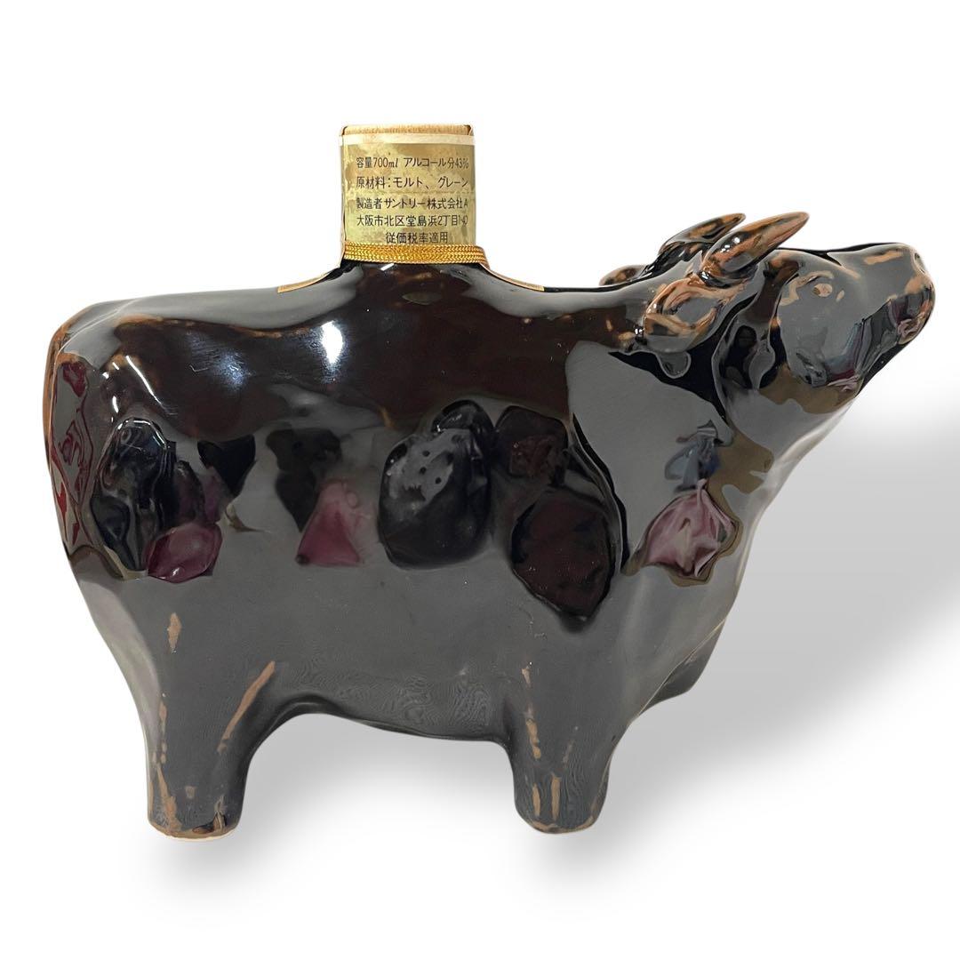 【未開栓】SUNTORY OLD WHISKY 1985 丑B/干支ボトル/陶器