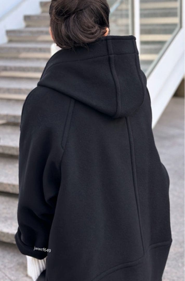 クリーニング済AP STUDIOライトモッサオーバーフーディコート定価6万