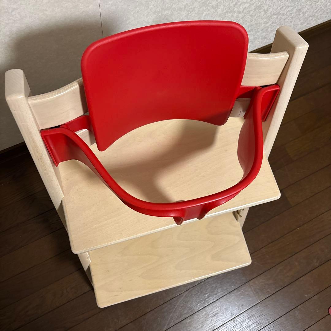 【良品】ストッケ トリップトラップ ホワイト ベビーセット付き