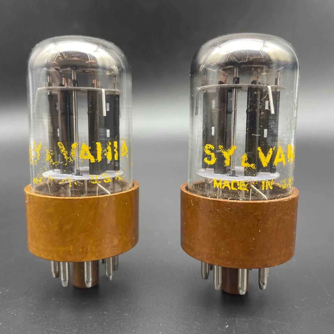 6SN7-WGT SYLVANIA ワンペアセット 真空管 (99)