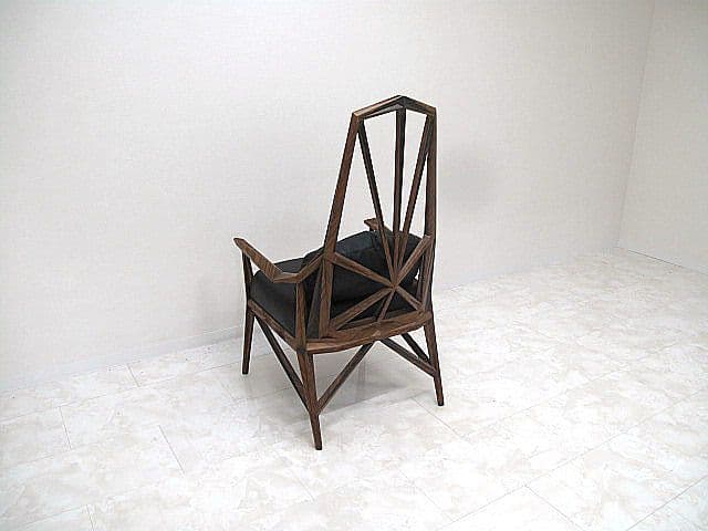 ヴィンテージ アールデコ様式本革ハイバックパーソナルチェア 1人掛けソファ