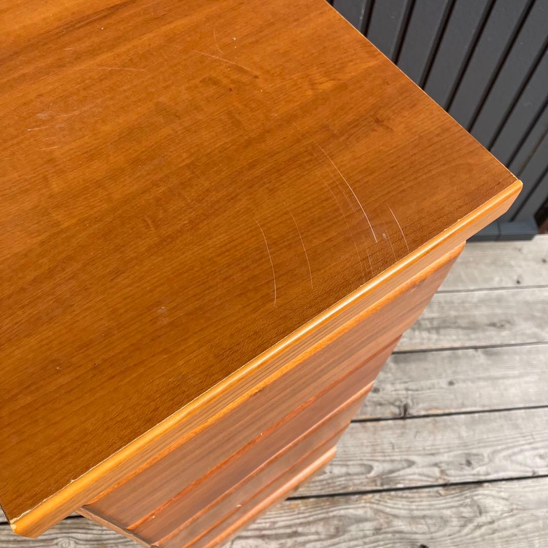 昭和レトロ 古家具 道具箱 木製チェスト 5段 箪笥 タンス 小物入れ 小物収納