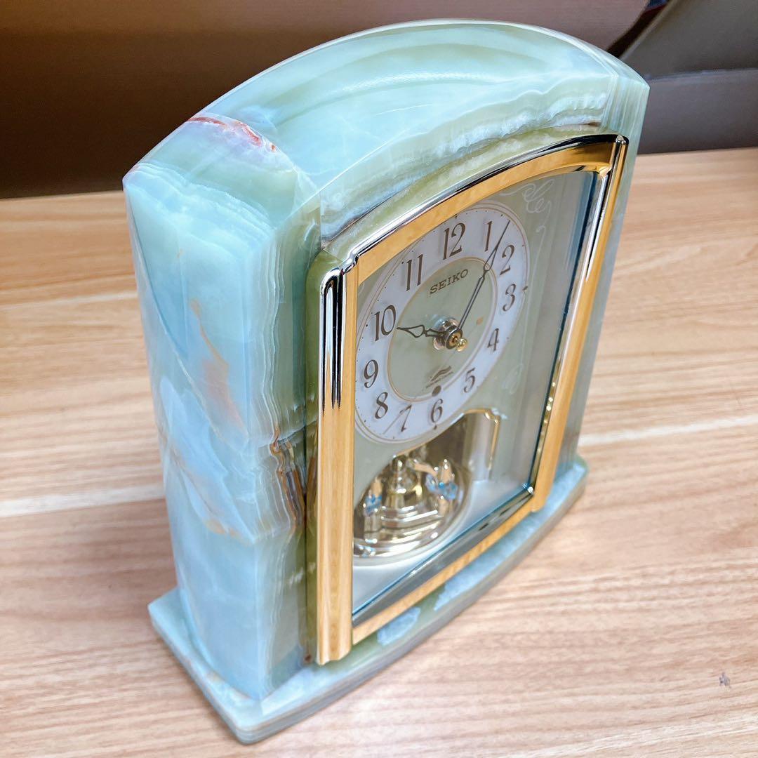 セイコー 置時計 BY223M 電波アナログ