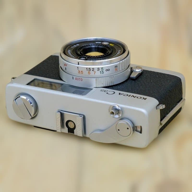 【整備品】珍品　KONICA C35 コニカ シルバーカウンター