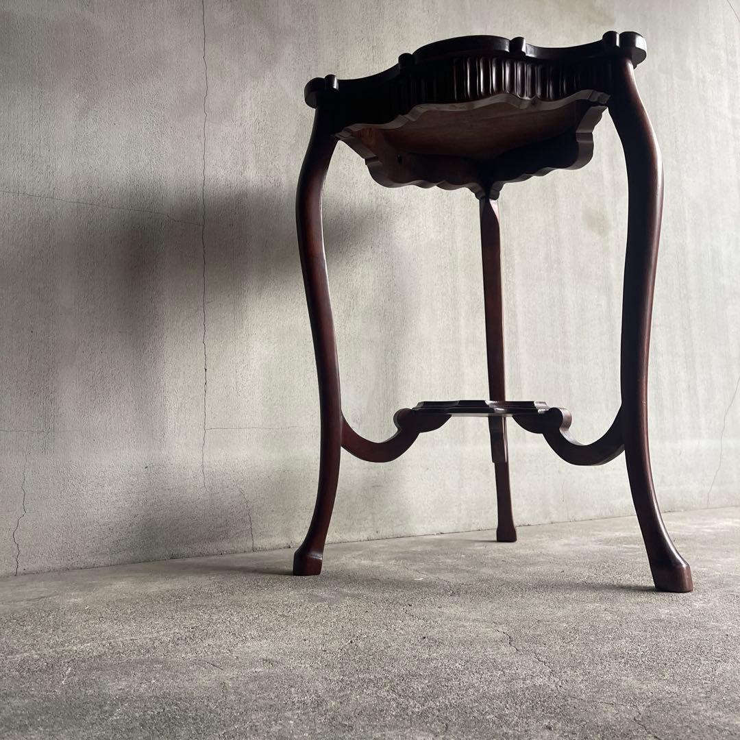 オールドヴィンテージ　イタリア　オケージョナルテーブル　花台　サイドテーブル