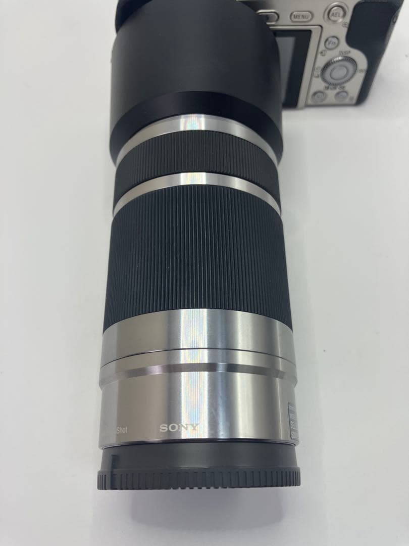 【返品保証・動作良好】SONY α6000 ダブルズームレンズキット シルバー