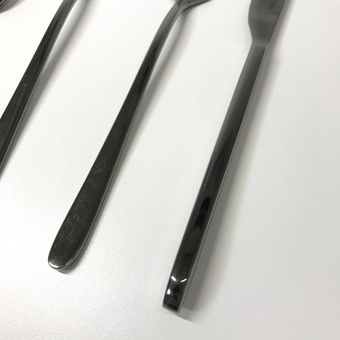 【未使用品】Barazzoni カトラリー 24P チタンシャイン マラカイト