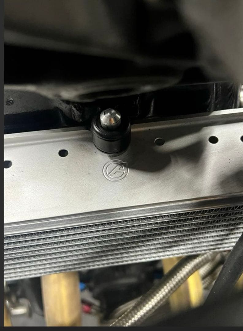 Active オイルクーラー9段 メッシュホース フィッティング XJR400