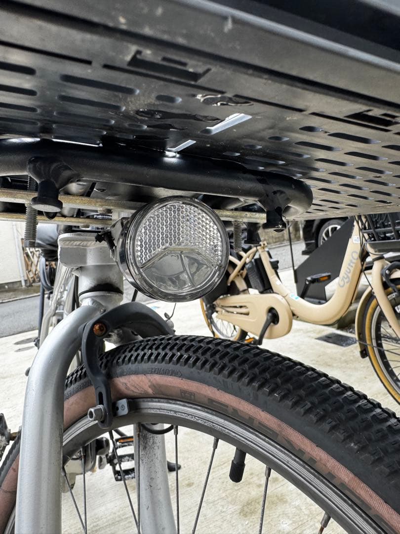 電動アシスト自転車 Panasonic BP02 26型 内装3段変速 シルバー