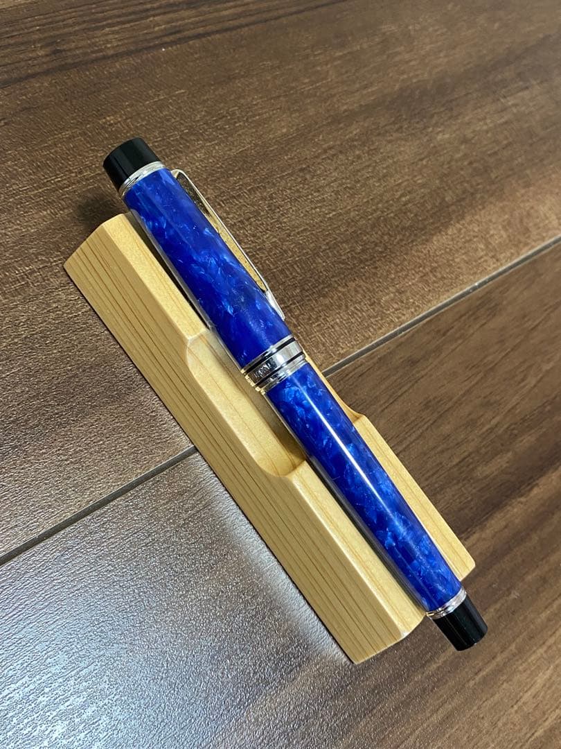 《*え様 パイロット カスタムレガンス89S 万年筆 ブルー　F細字