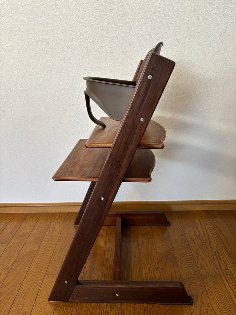 ストッケ　トリップ トラップ　ベビーセット　アメリカンウォールナット　オーク