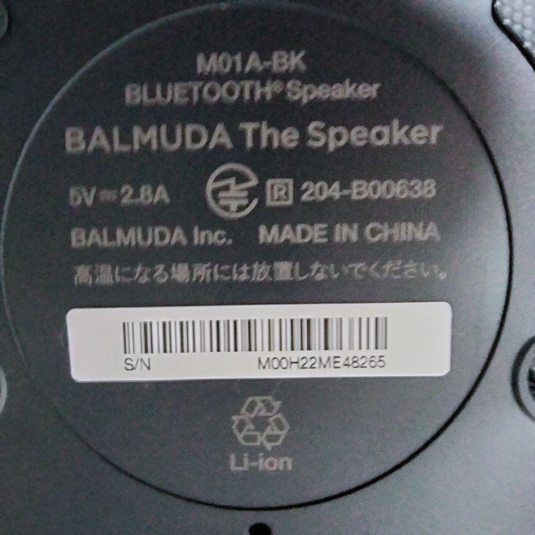 バルミューダ　BALMUDA　M01A-BK ワイヤレススピーカー　342