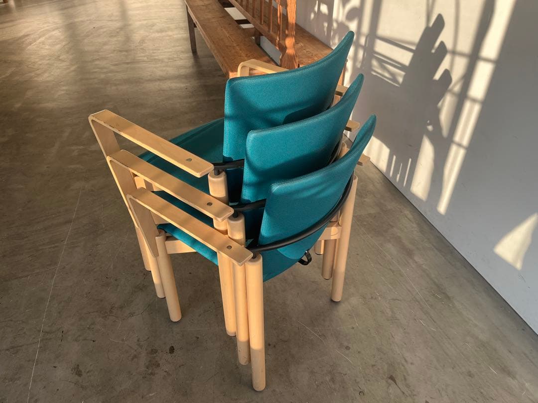 ホウトク ポストモダン調チェア3脚セット