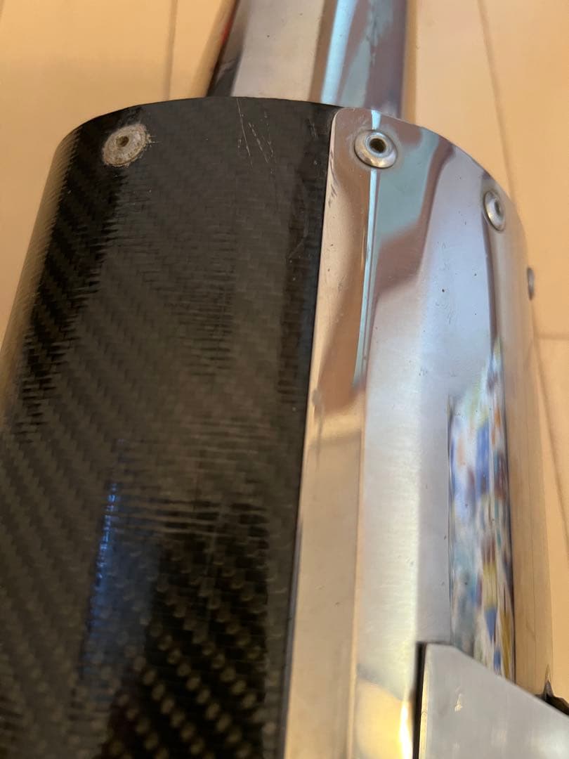 ま*ぼ様 セロー250　SP忠男 マフラー　サイレンサー　カーボン