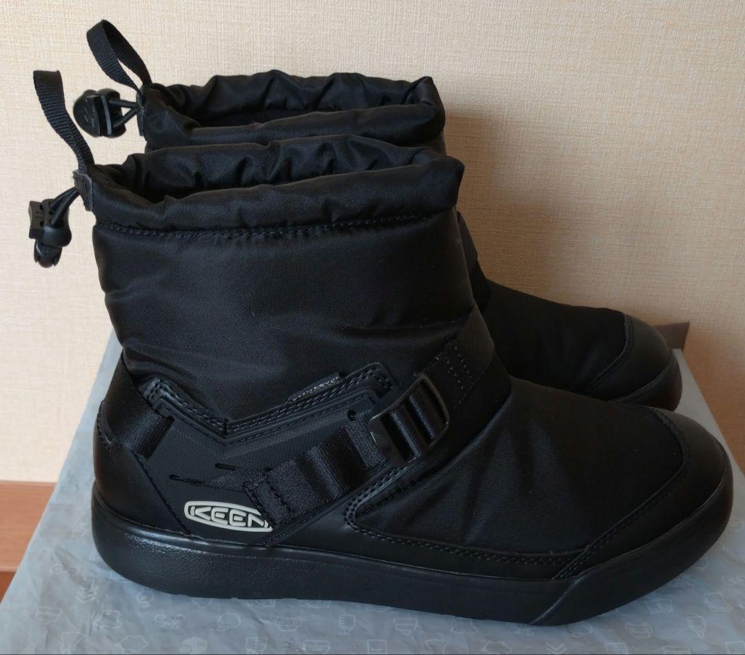 【美品】KEEN ウィメンズ フッドロメオ ミニブーツ ブラック