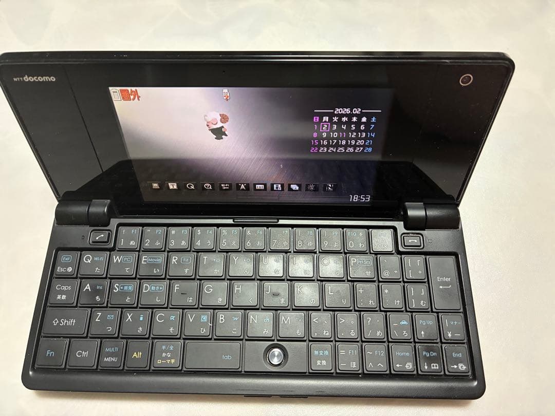 N08Bドコモフルキーボードガラケー美品完動品