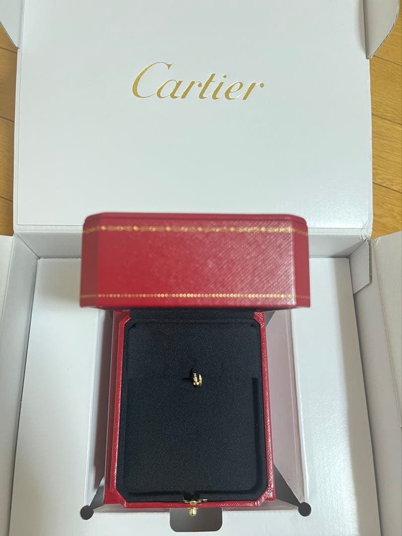 極美品⭐︎カルティエ　ジュストアンクル　ピアス　ミニ　シングル　PG イヤリング