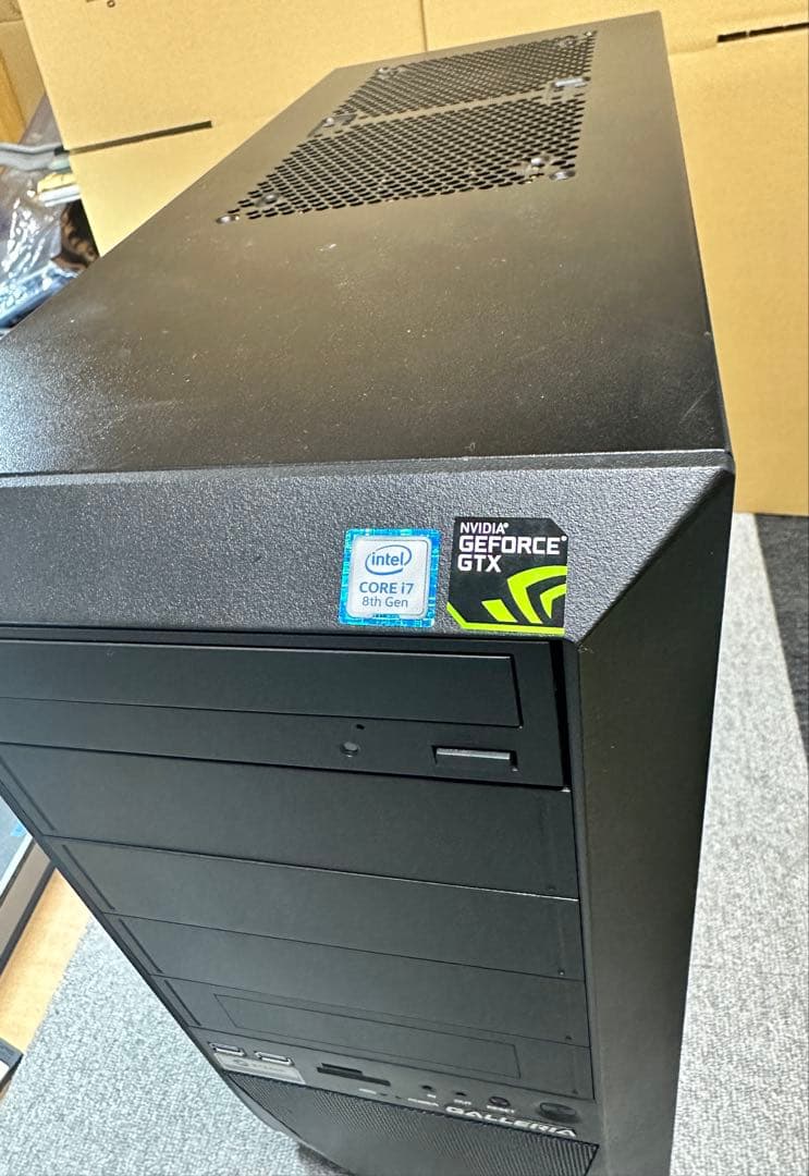 ゲーミングPC GALLERIA i7-8世代　GTX1660Ti SSD